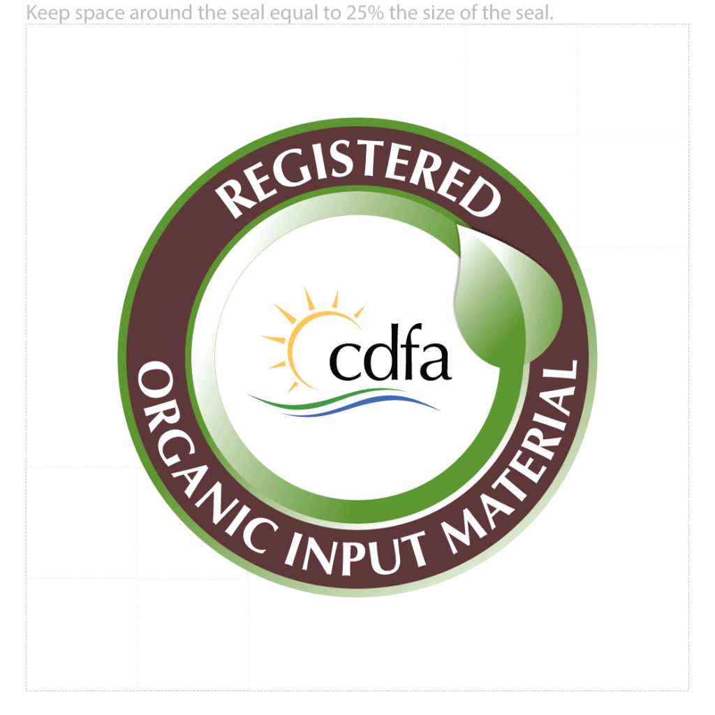 CDFA Register Organic Input Material
